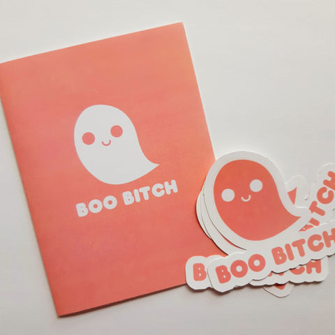 Boo Greeting Card
