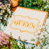 Proud of You Queen Greeting Card