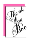 Thank You Boo Greeting Card